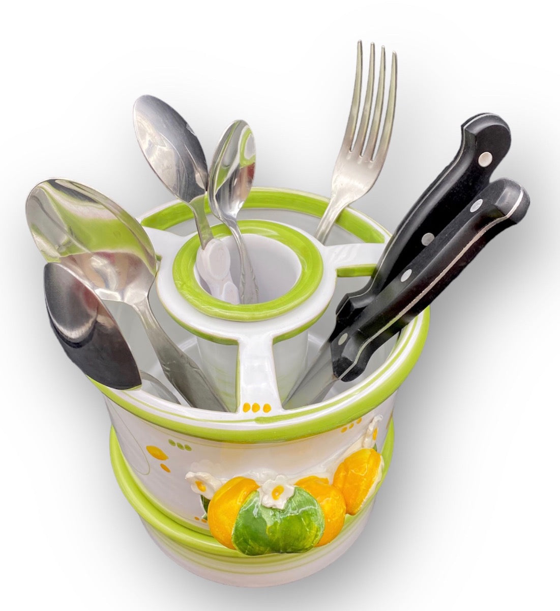 Cola posate in ceramica di Vietri