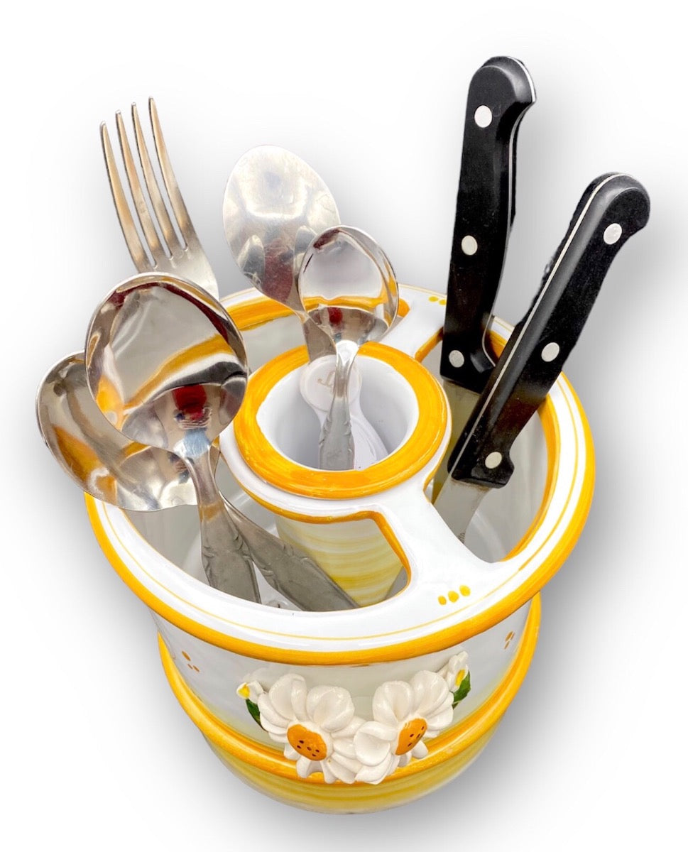 Cola posate in ceramica di Vietri