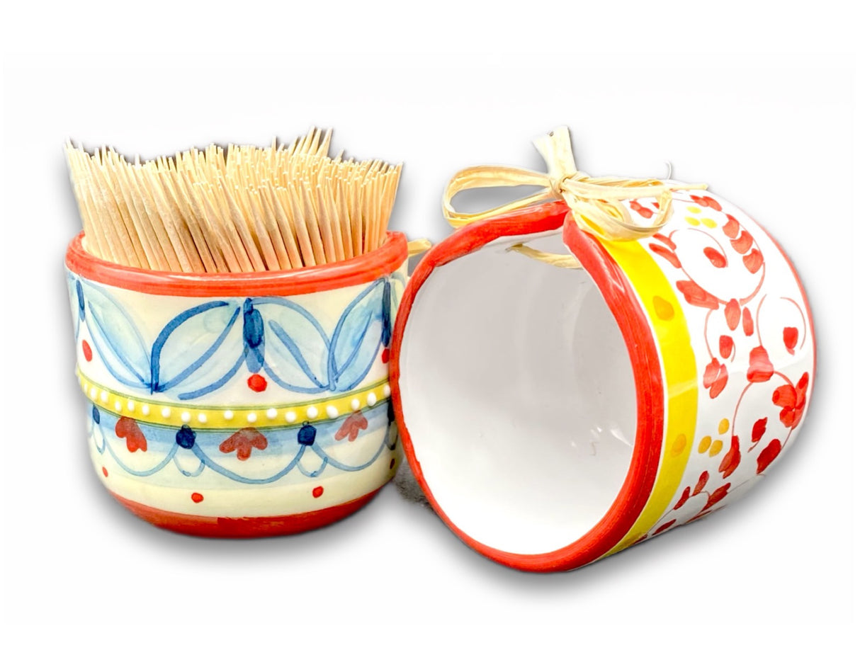 Porta stuzzicadenti in Ceramica di Vietri