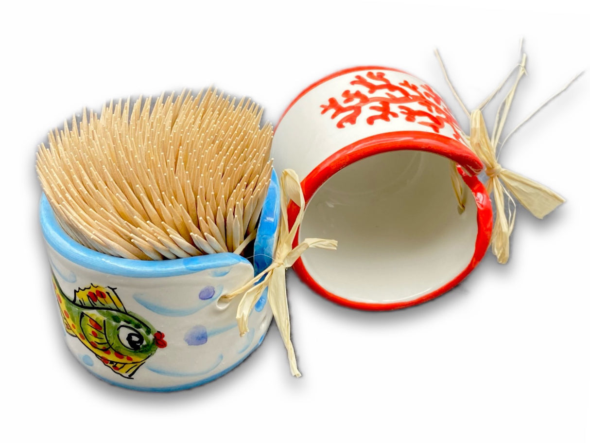 Porta stuzzicadenti in Ceramica di Vietri