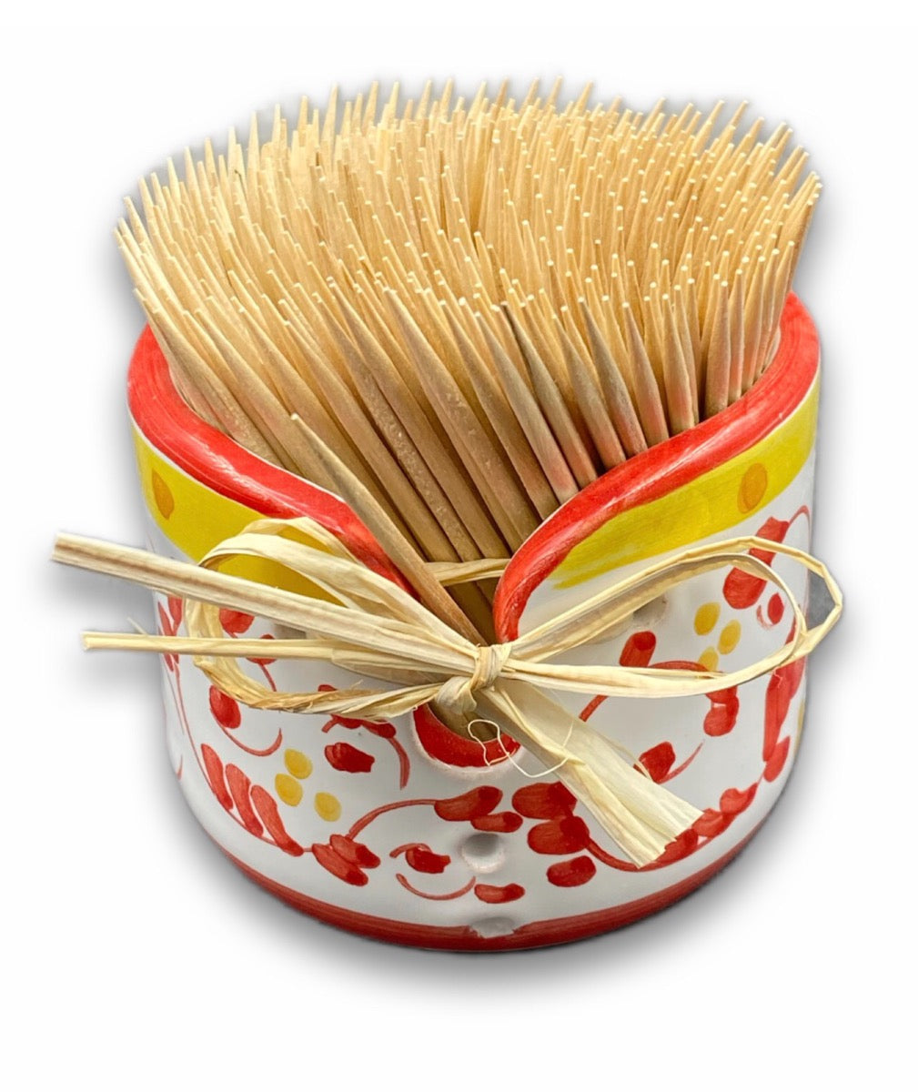 Porta stuzzicadenti in Ceramica di Vietri