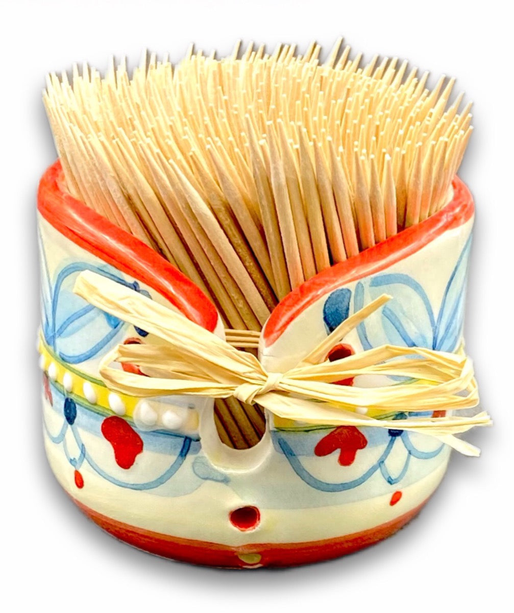 Porta stuzzicadenti in Ceramica di Vietri