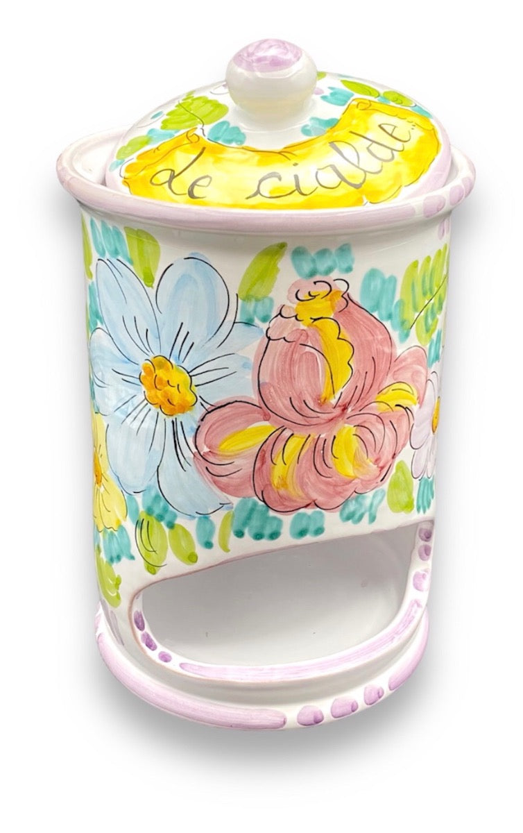 Porta Cialde Caffè in Ceramica Vietrese