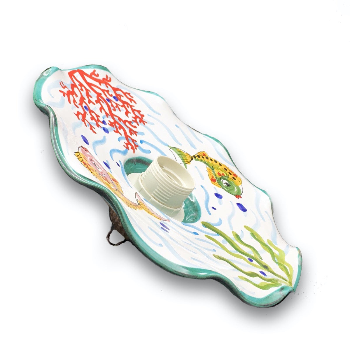 Lampadario in ceramica di Vietri