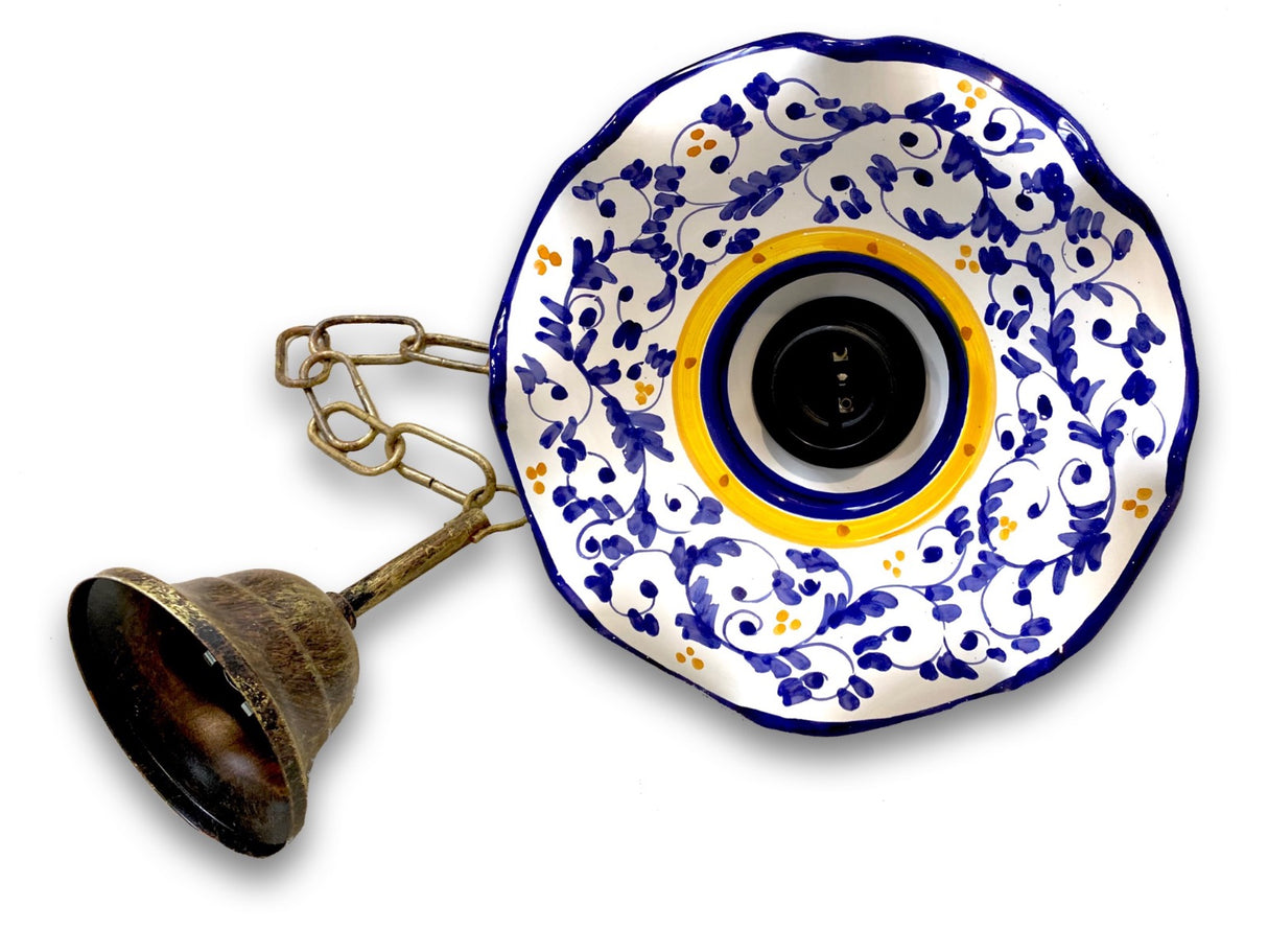 Lampadario in Ceramica di Vietri