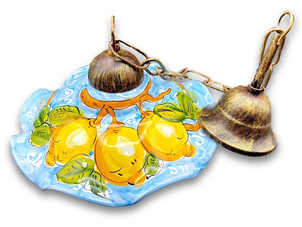 Lampadario in ceramica di Vietri