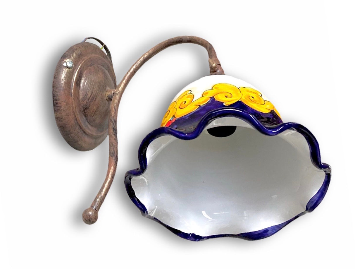Applique a campanella singola in ceramica di Vietri