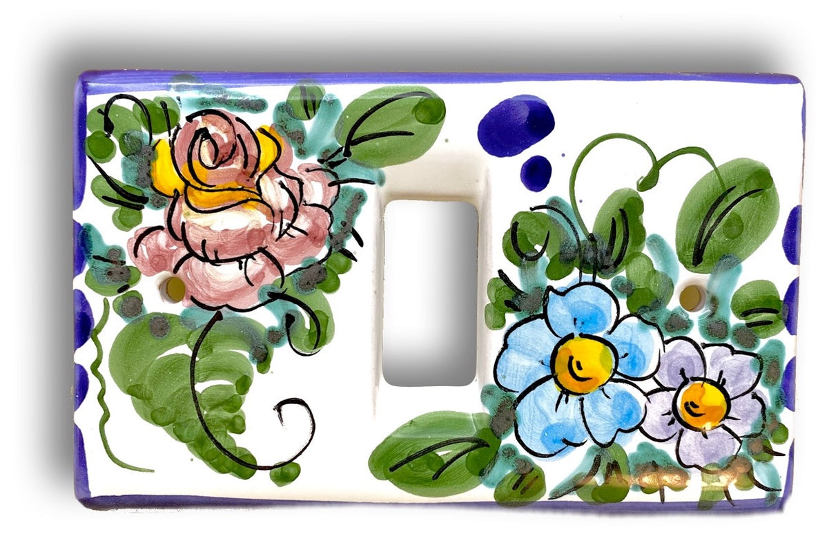 Coprinterruttore MAGIC in ceramica di Vietri