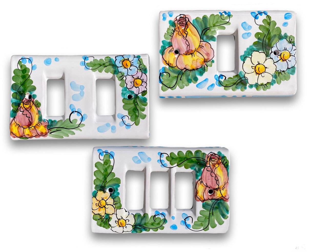 Coprinterruttore Magic in ceramica vietrese DECORO VIETRI ANTICO