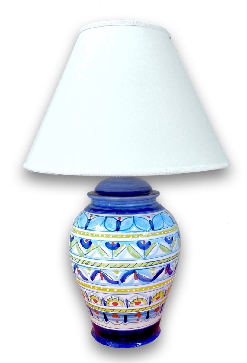 Lume classico in ceramica di Vietri