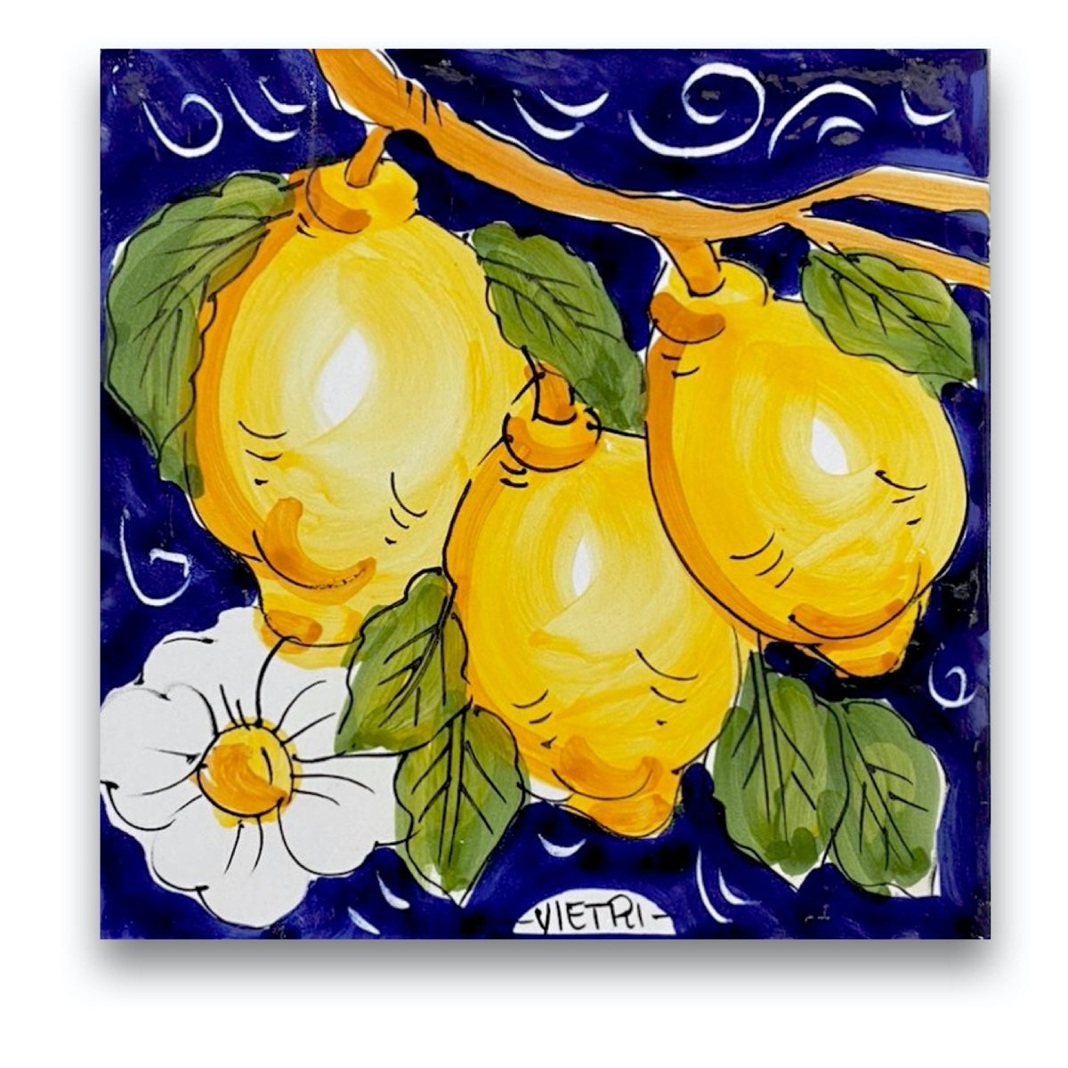 Mattonella decorata in ceramica di Vietri