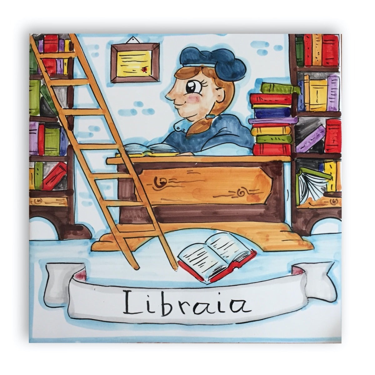 Mattonella mestiere in ceramica di Vietri