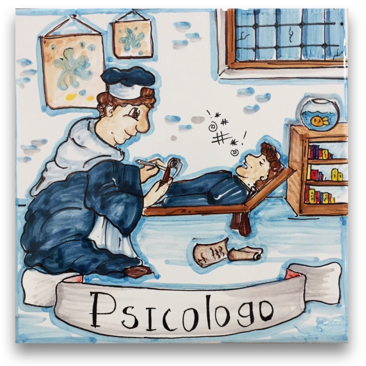 Mattonella mestiere in ceramica di Vietri