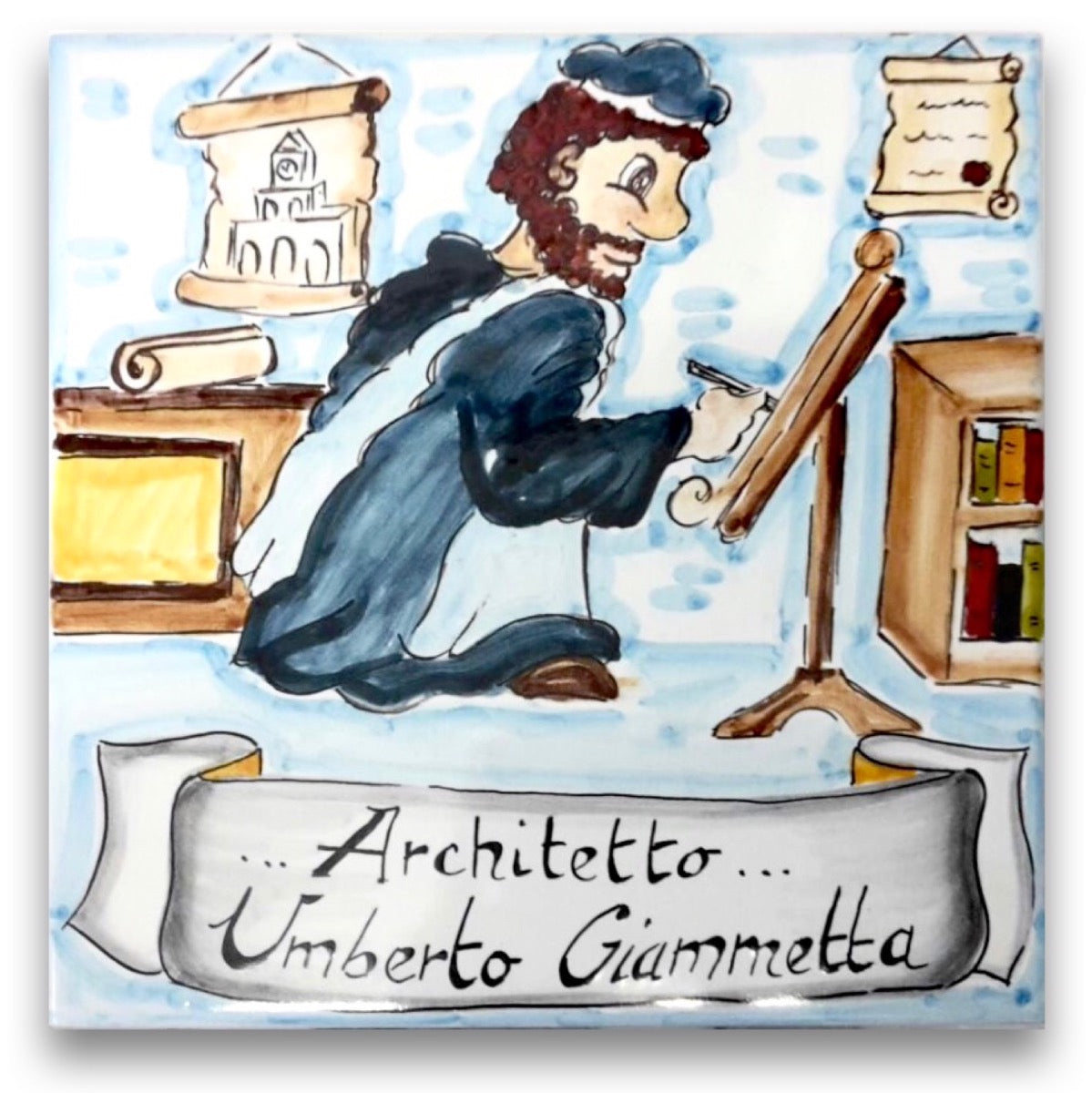 Mattonella mestiere in ceramica di Vietri