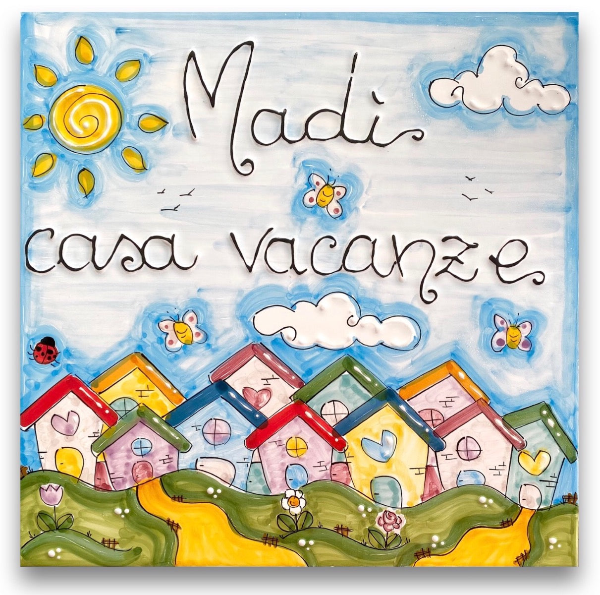 Mattonella in ceramica di Vietri CASETTE