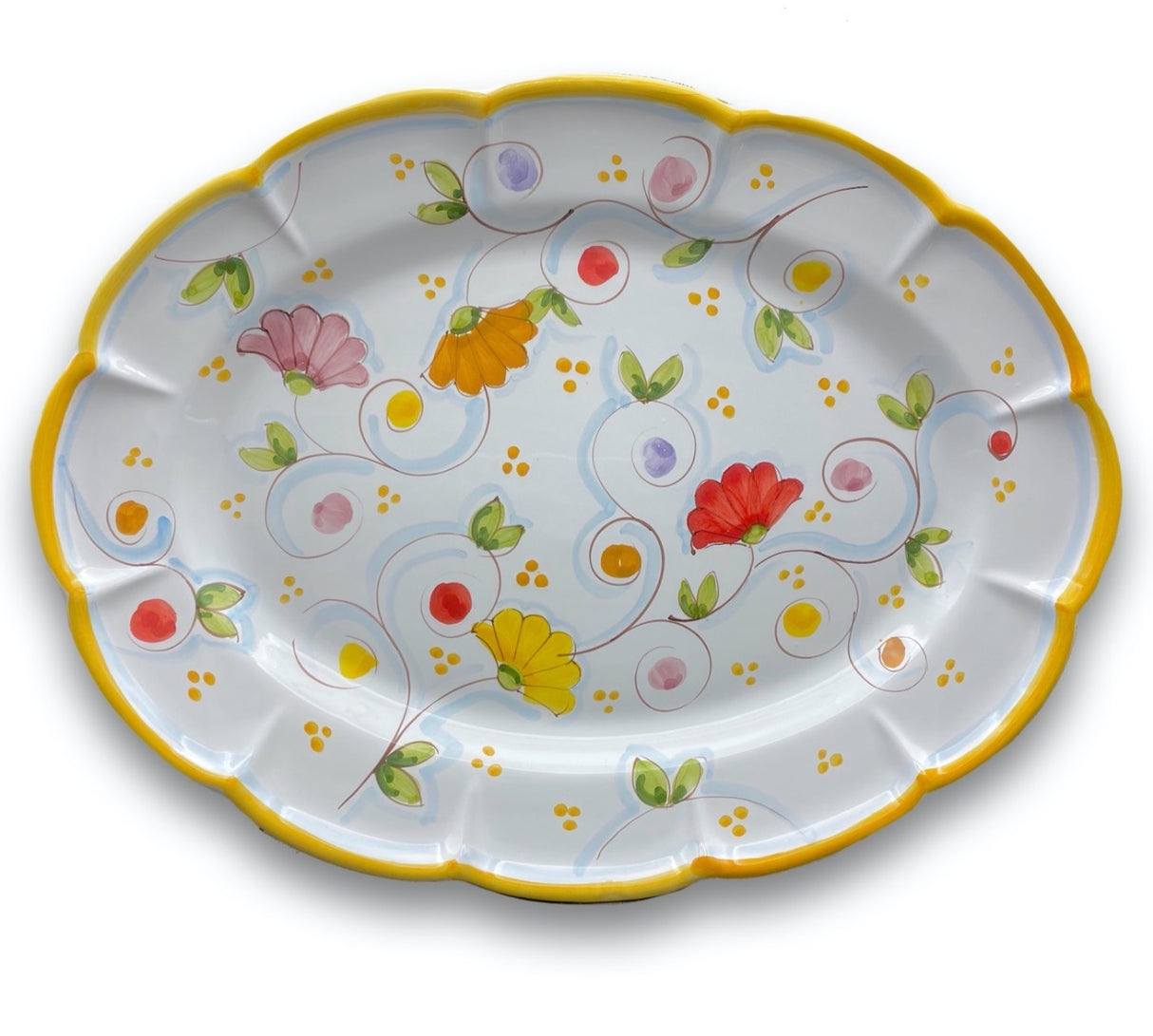 Ovale Vietri in Ceramica Vietrese