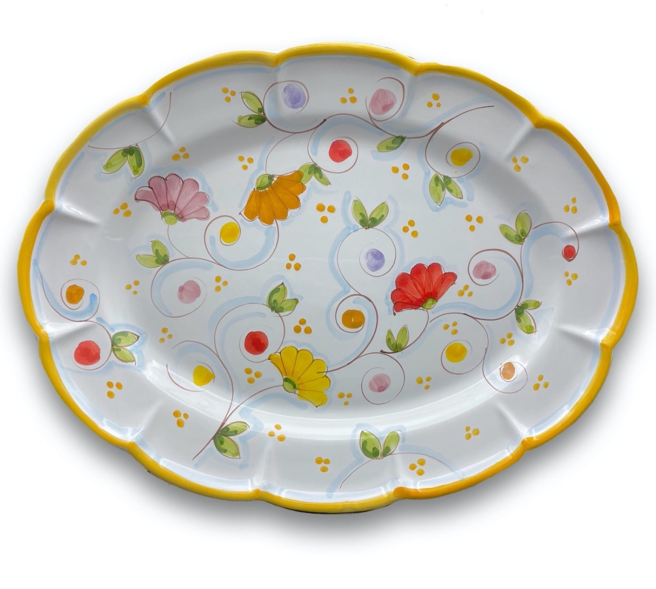 Ovale Vietri in Ceramica Vietrese