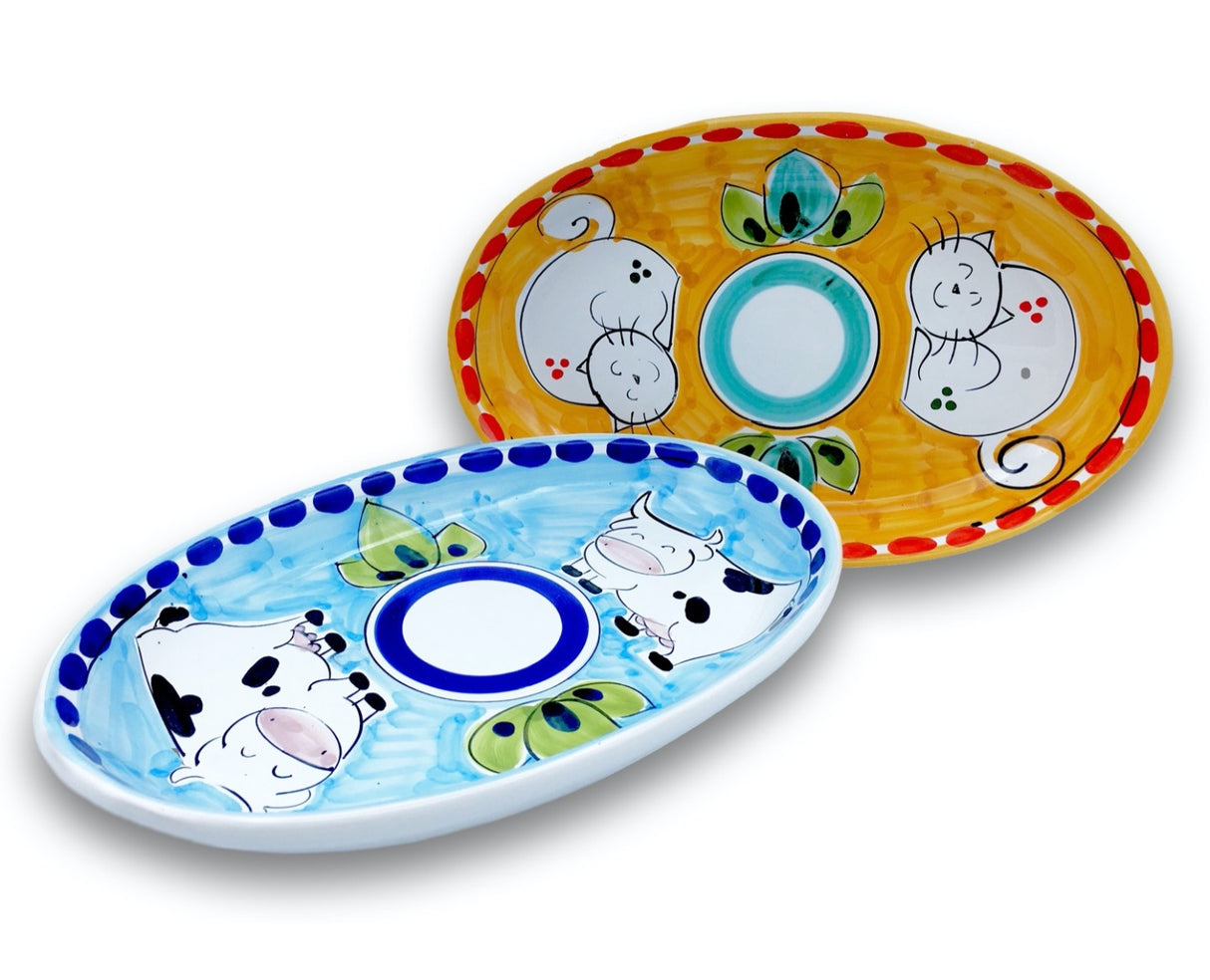 Ovalina in Ceramica Vietrese