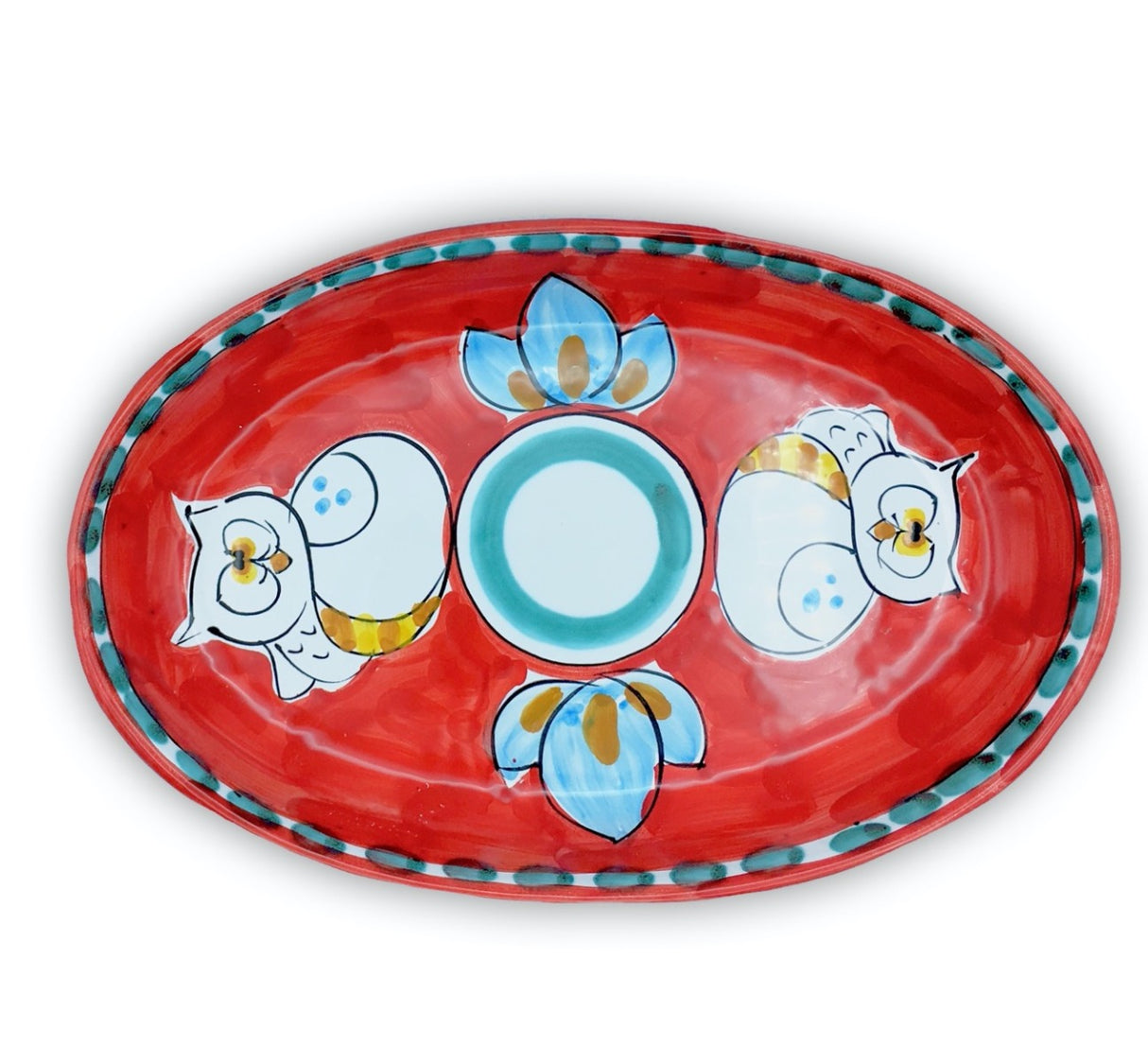 Ovalina in ceramica di Vietri