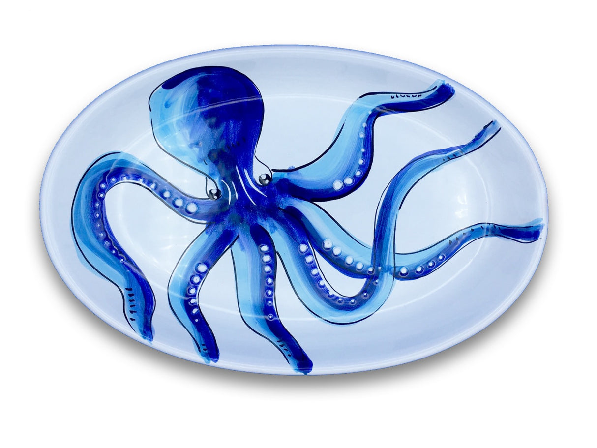 Ovalina in ceramica di Vietri Linea Mare