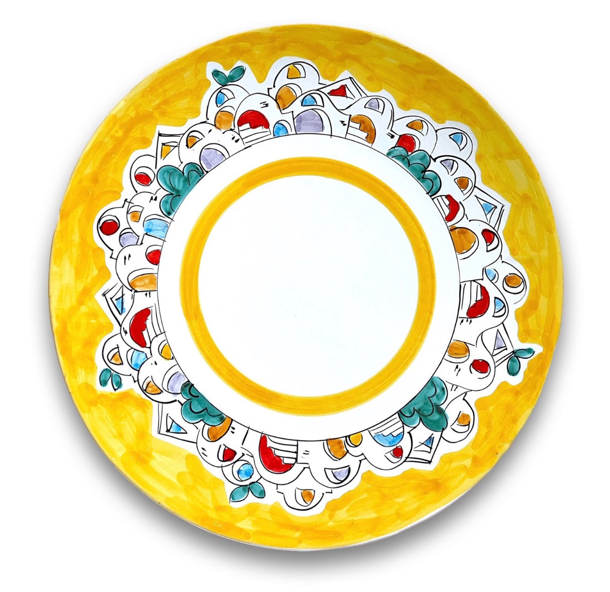 Piatto da muro in ceramica di Vietri