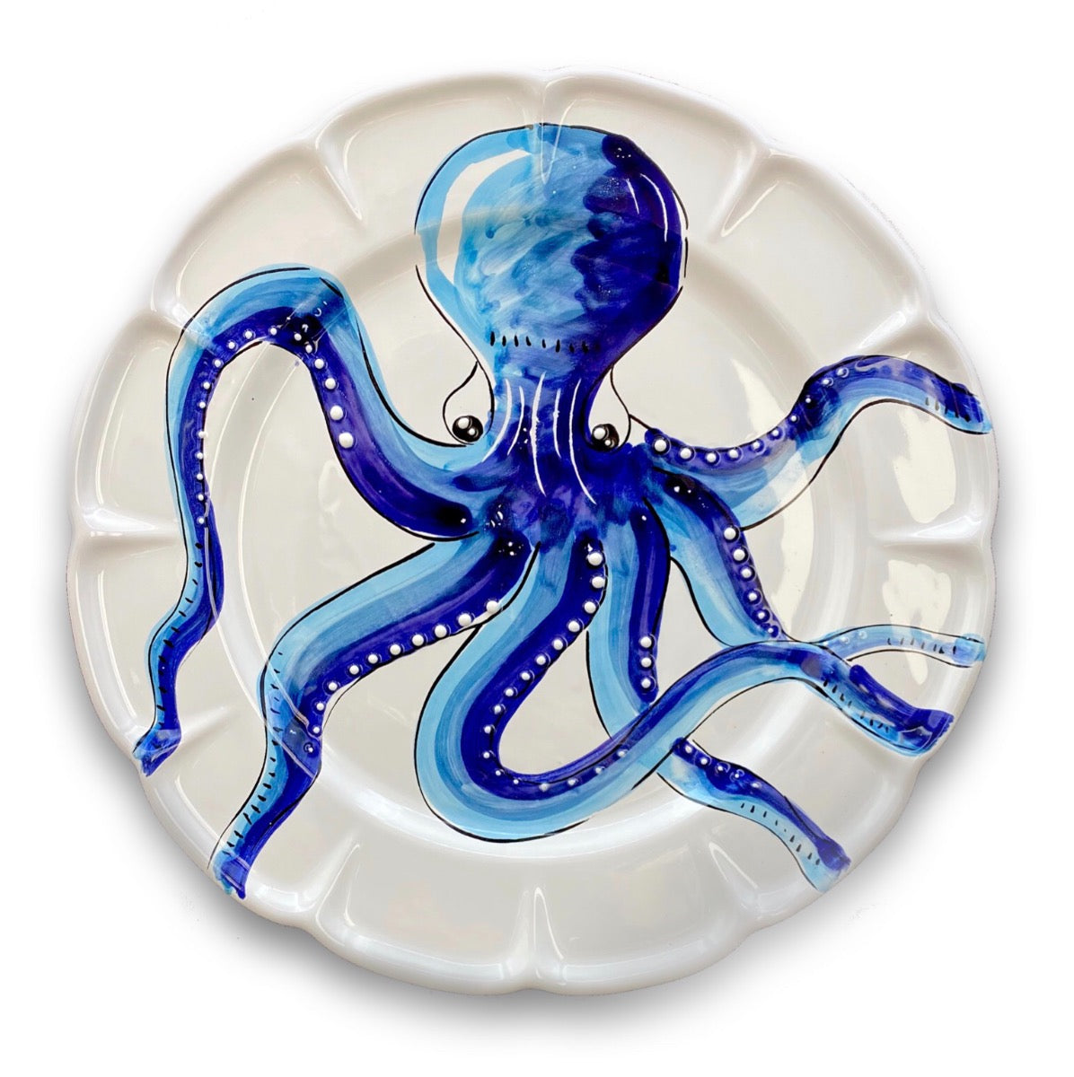 Piatto Vietri Grande in Ceramica Vietrese MARE MAGNUM