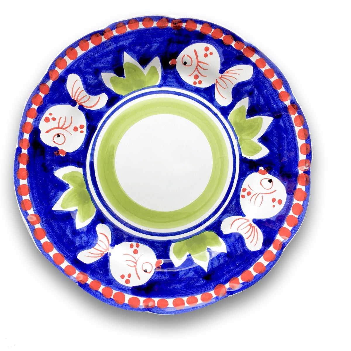 Piatto in ceramica di Vietri Pesce Palla