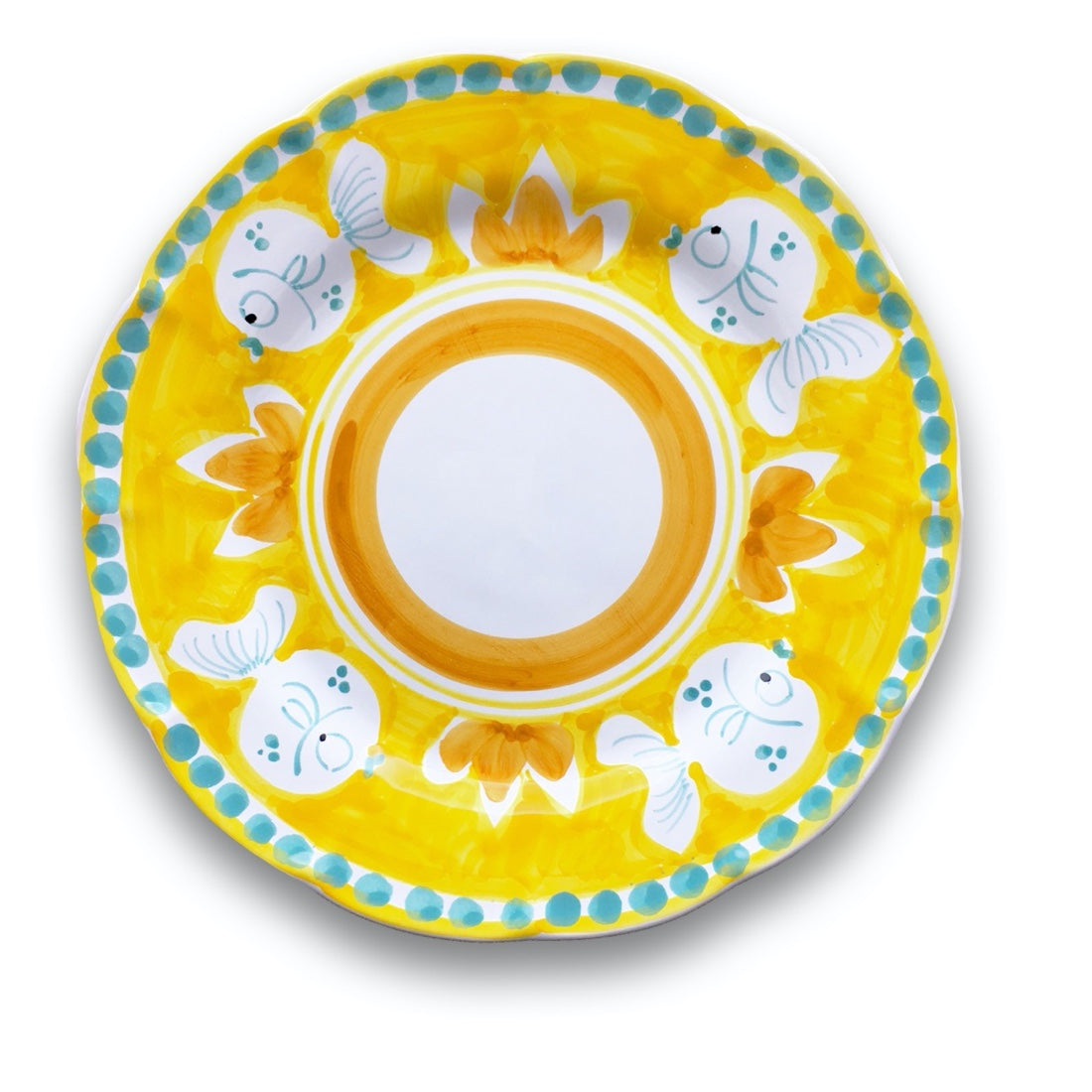 Piatto in ceramica di Vietri Pesce Palla