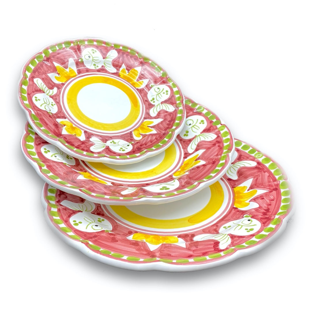 Piatto in ceramica di Vietri Pesce Palla