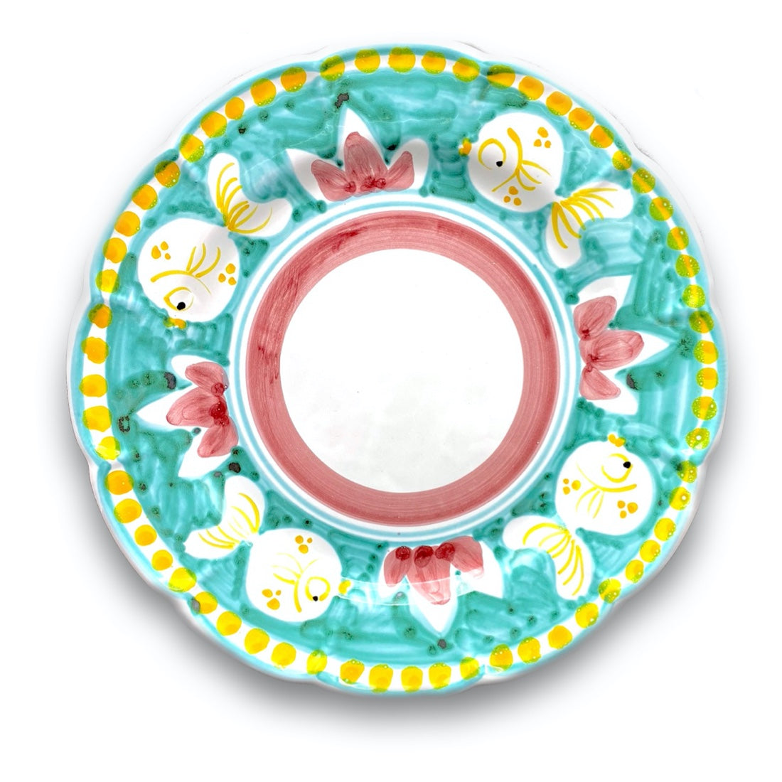 Piatto in ceramica di Vietri Pesce Palla