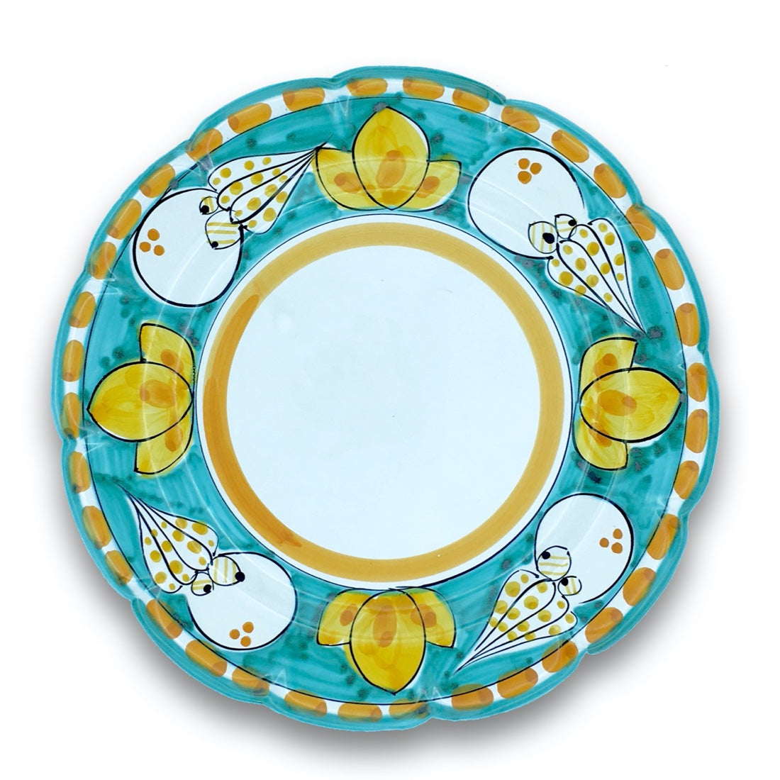 Piatto Polpo in ceramica di Vietri