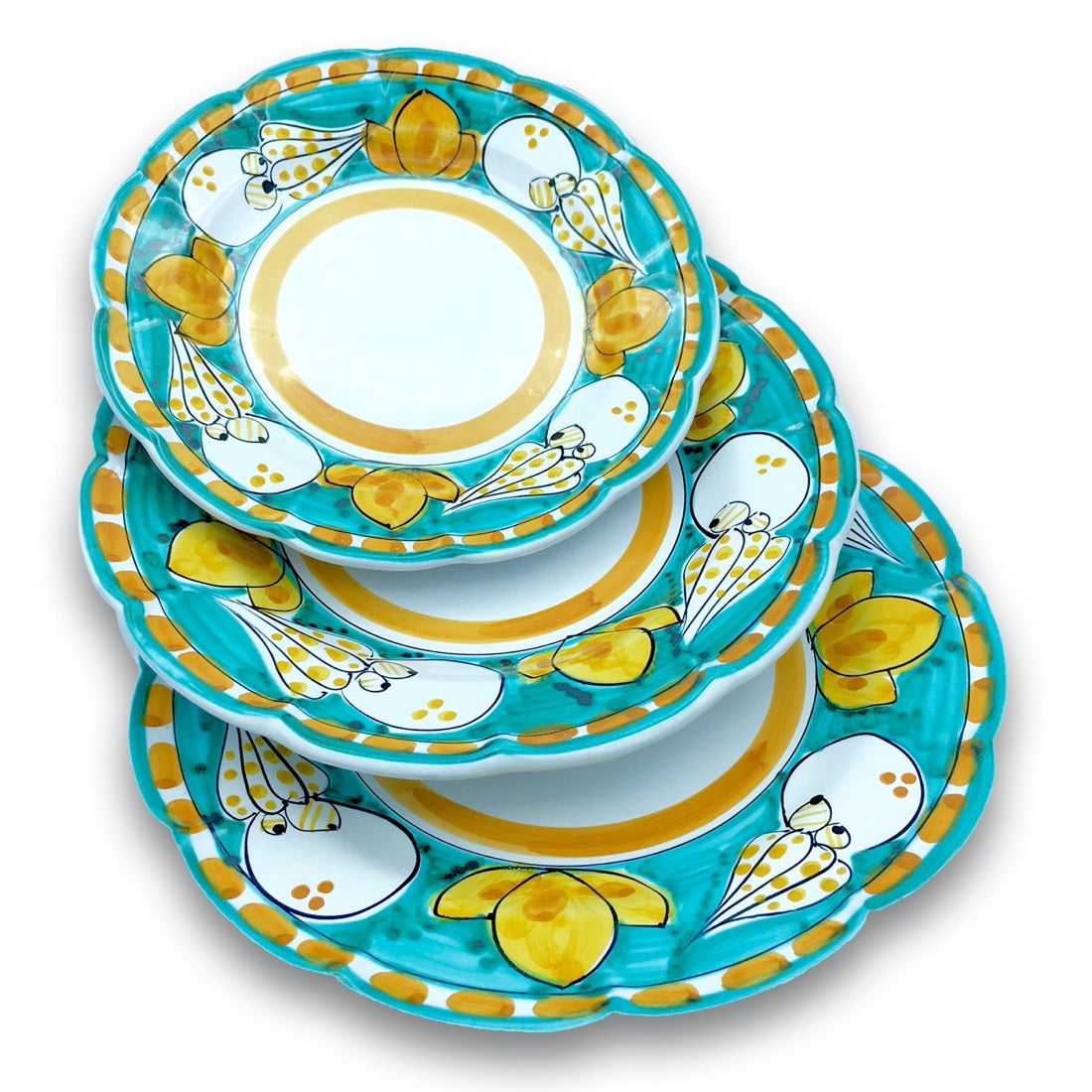 Piatto Polpo in ceramica di Vietri