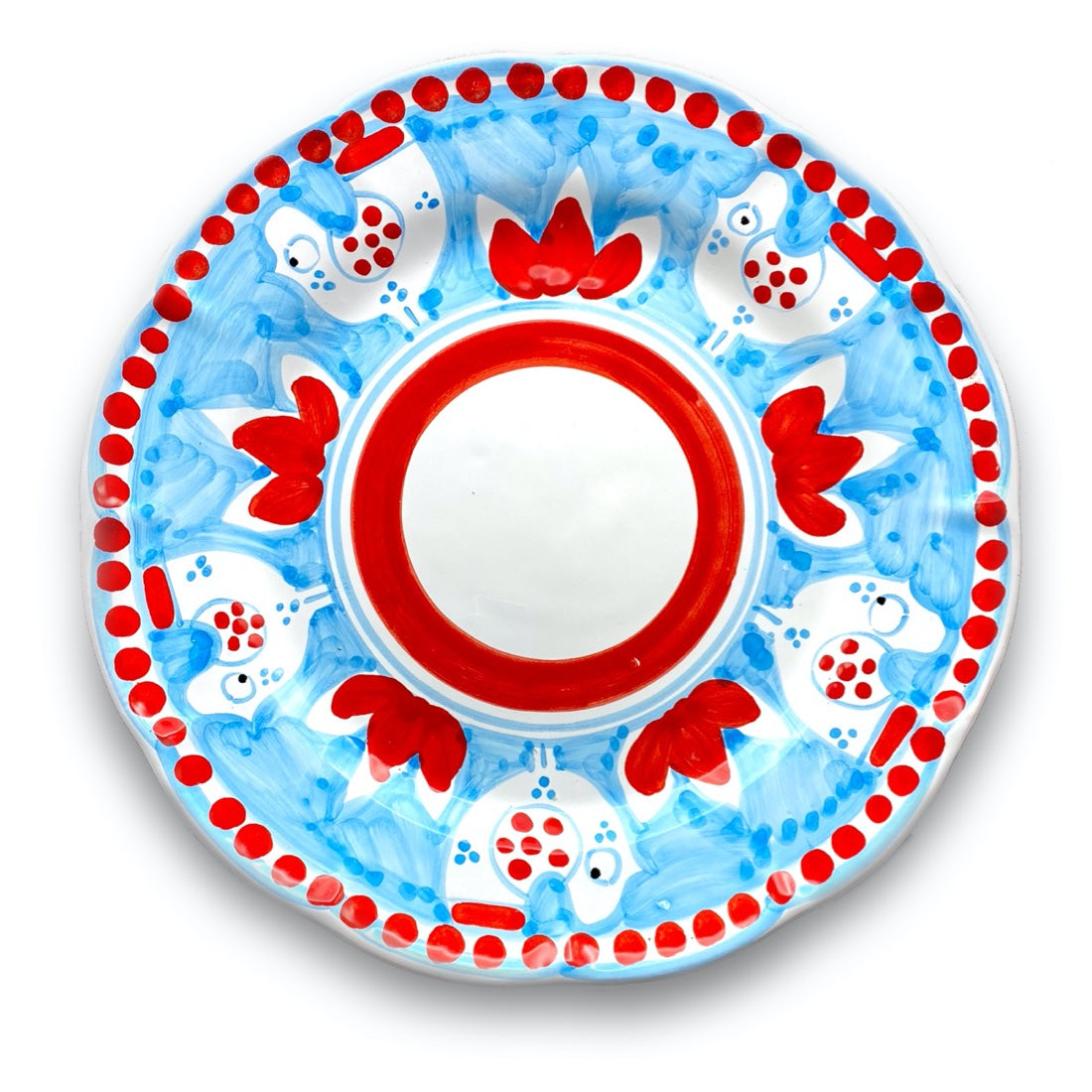 Piatto Vietri in Ceramica DECORO PULCINO