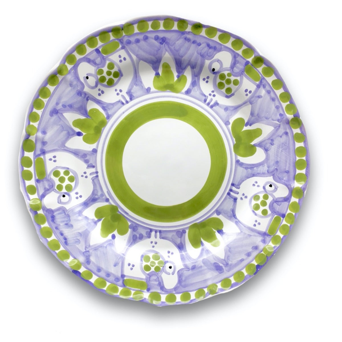 Piatto in ceramica di Vietri Pulcino