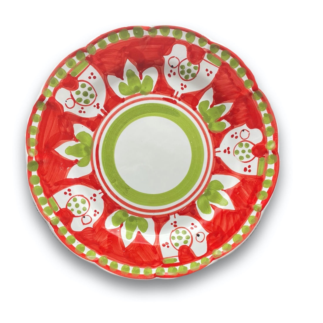 Piatto in ceramica di Vietri Pulcino