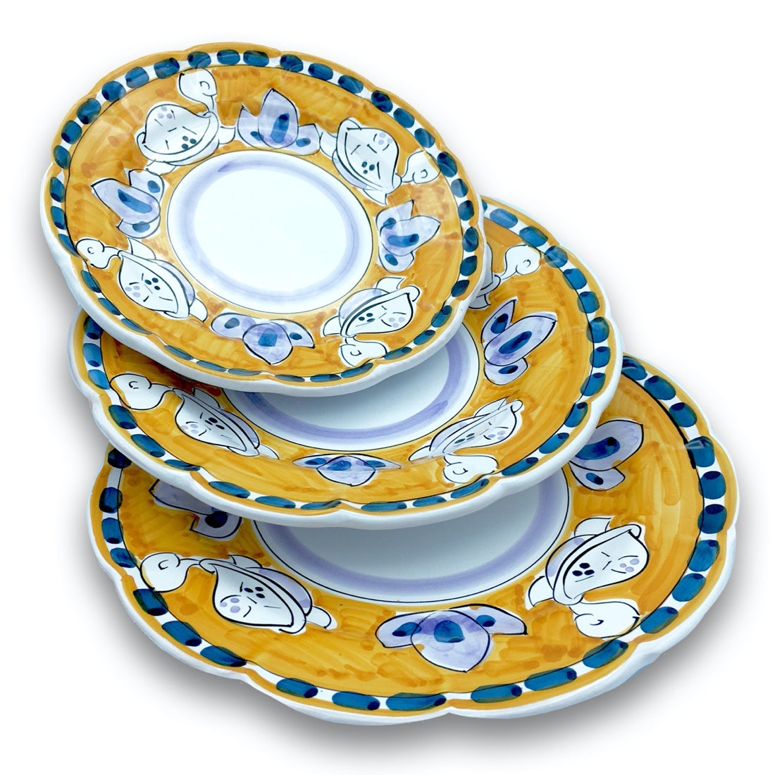 Piatto Tartaruga in ceramica di Vietri