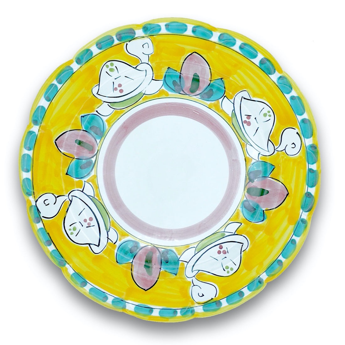 Piatto Tartaruga in ceramica di Vietri
