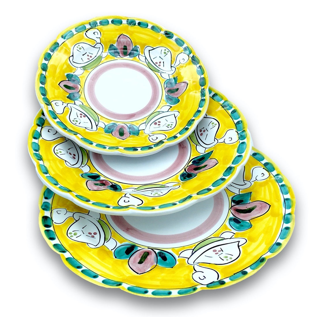 Piatto Tartaruga in ceramica di Vietri