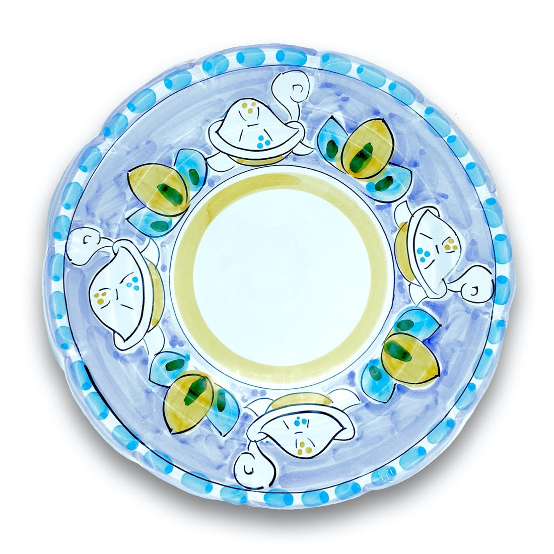 Piatto Tartaruga in ceramica di Vietri