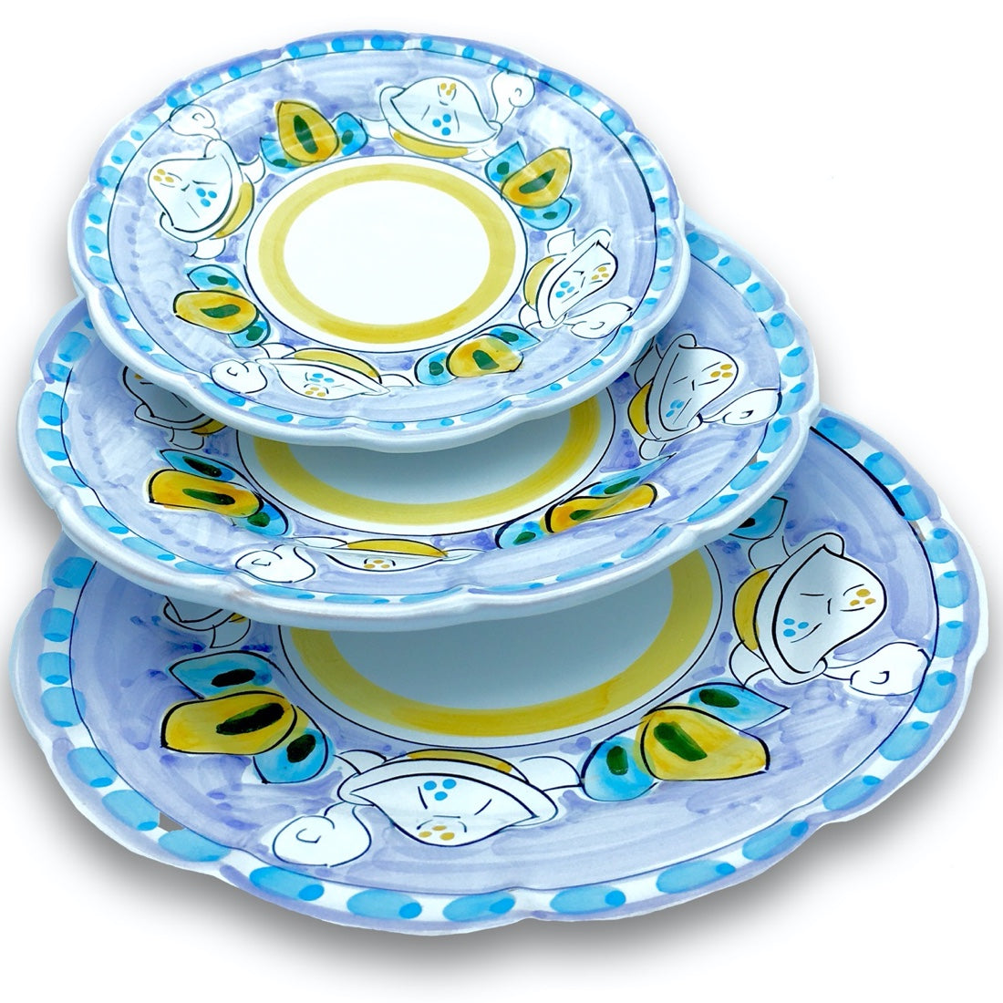 Piatto Tartaruga in ceramica di Vietri