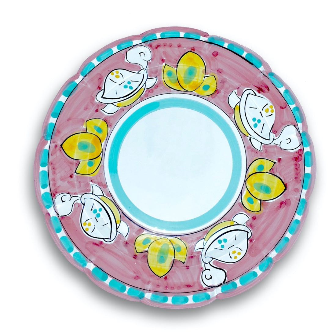 Piatto Tartaruga in ceramica di Vietri