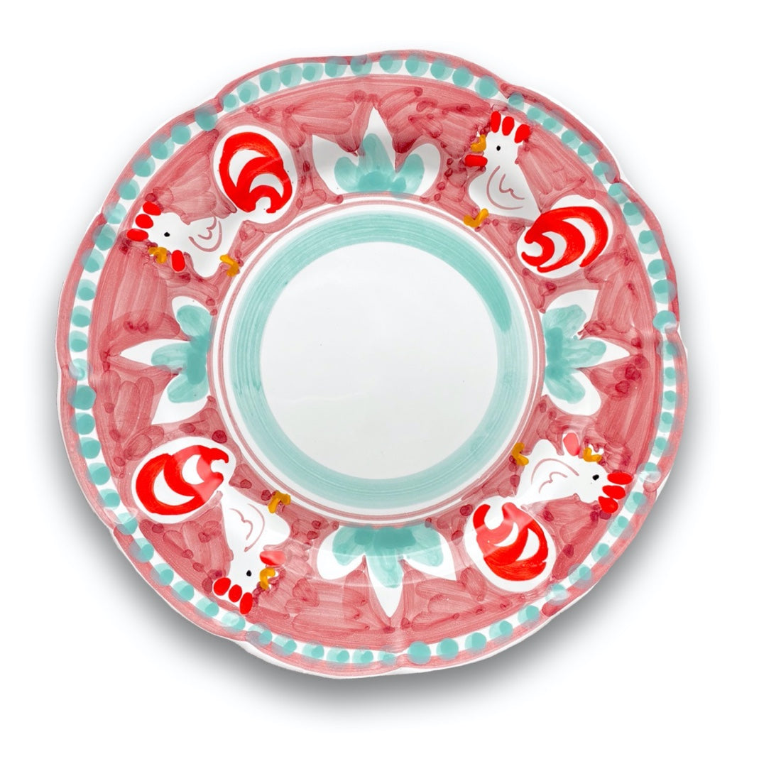 Piatto in ceramica di Vietri Gallo