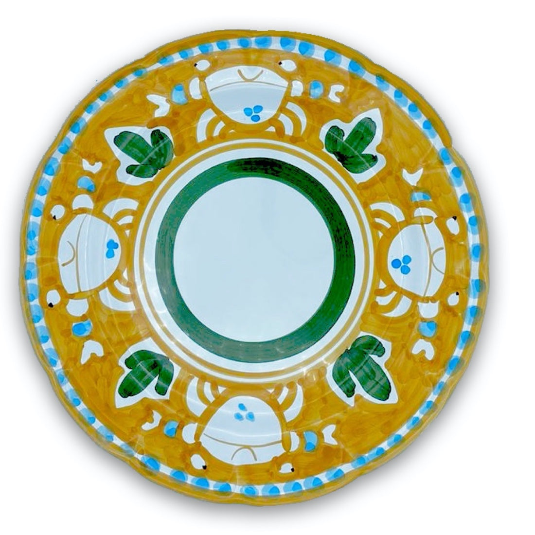 Piatto in ceramica di Vietri Granchio