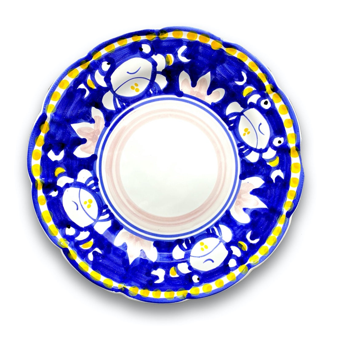 Piatto in ceramica di Vietri Granchio