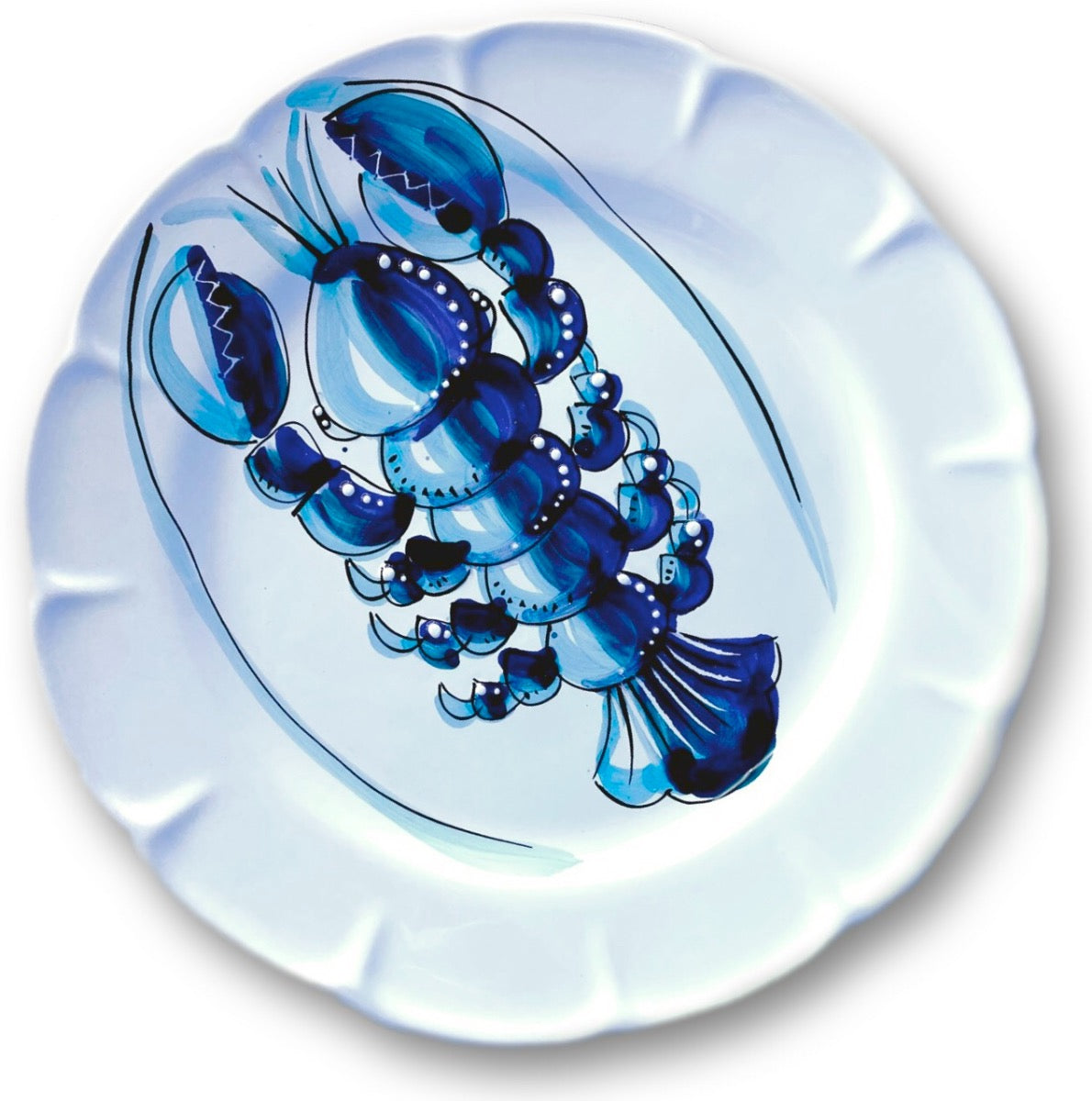 Piatto in ceramica di Vietri Mare Magnum