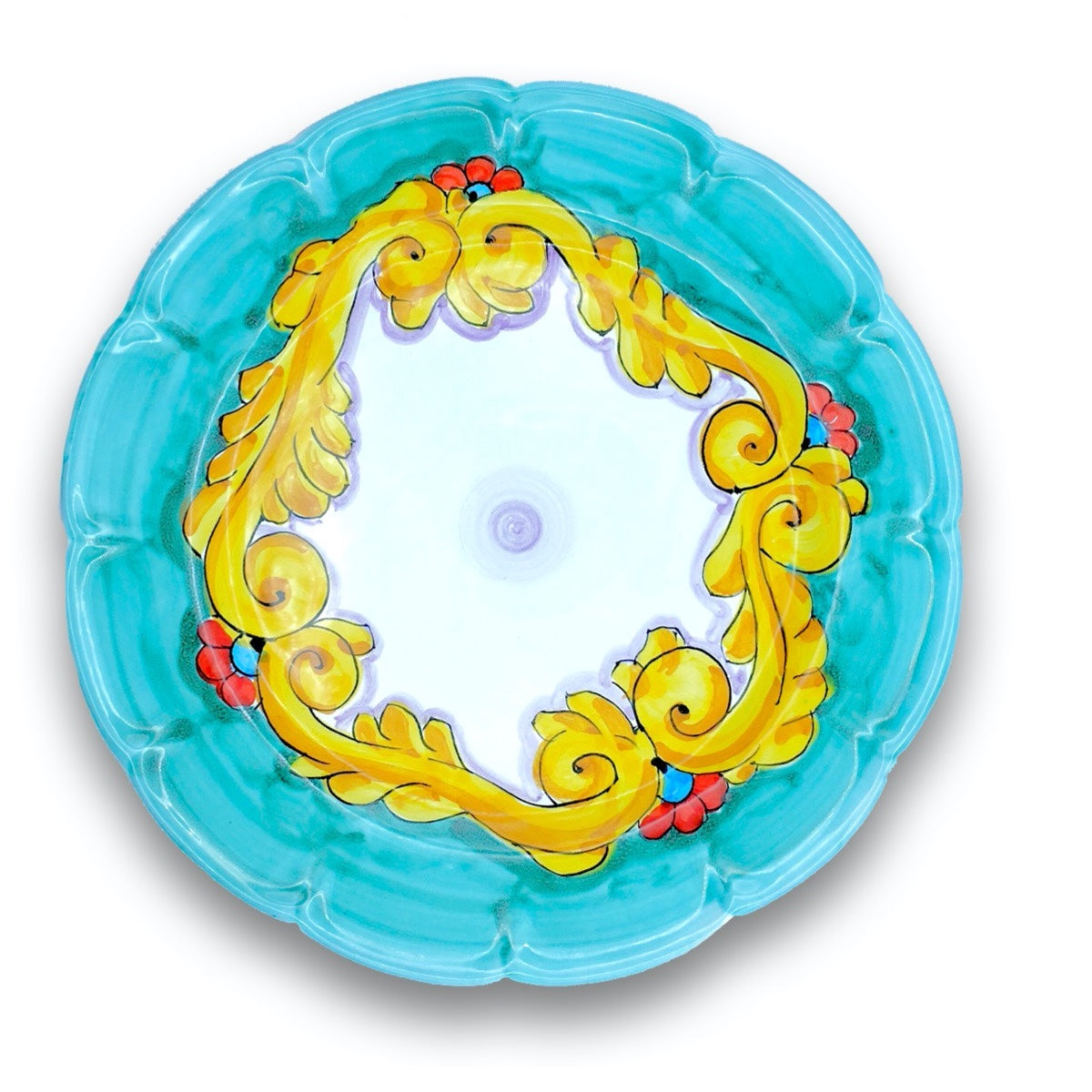 Piatto in ceramica di Vietri Barocco