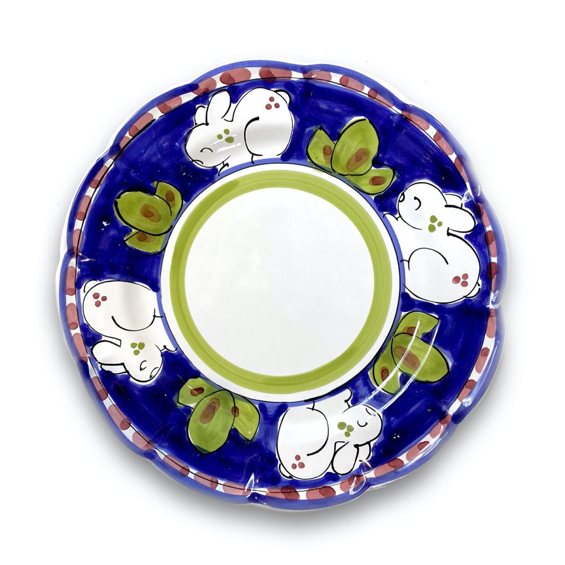 Piatto in ceramica di Vietri Coniglio