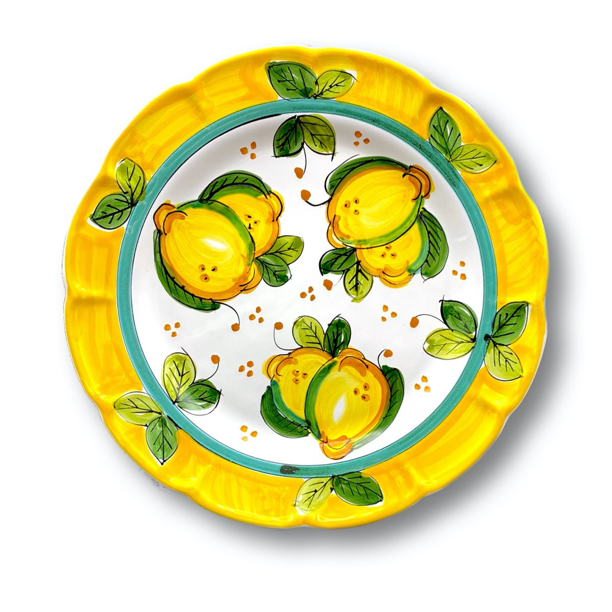 Piatto Vietri in Ceramica DECORO LIMONE COSTIERA NEW