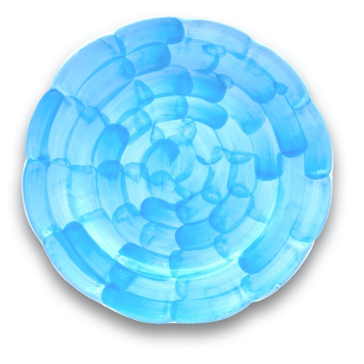 Piatto in ceramica di Vietri Monocolore