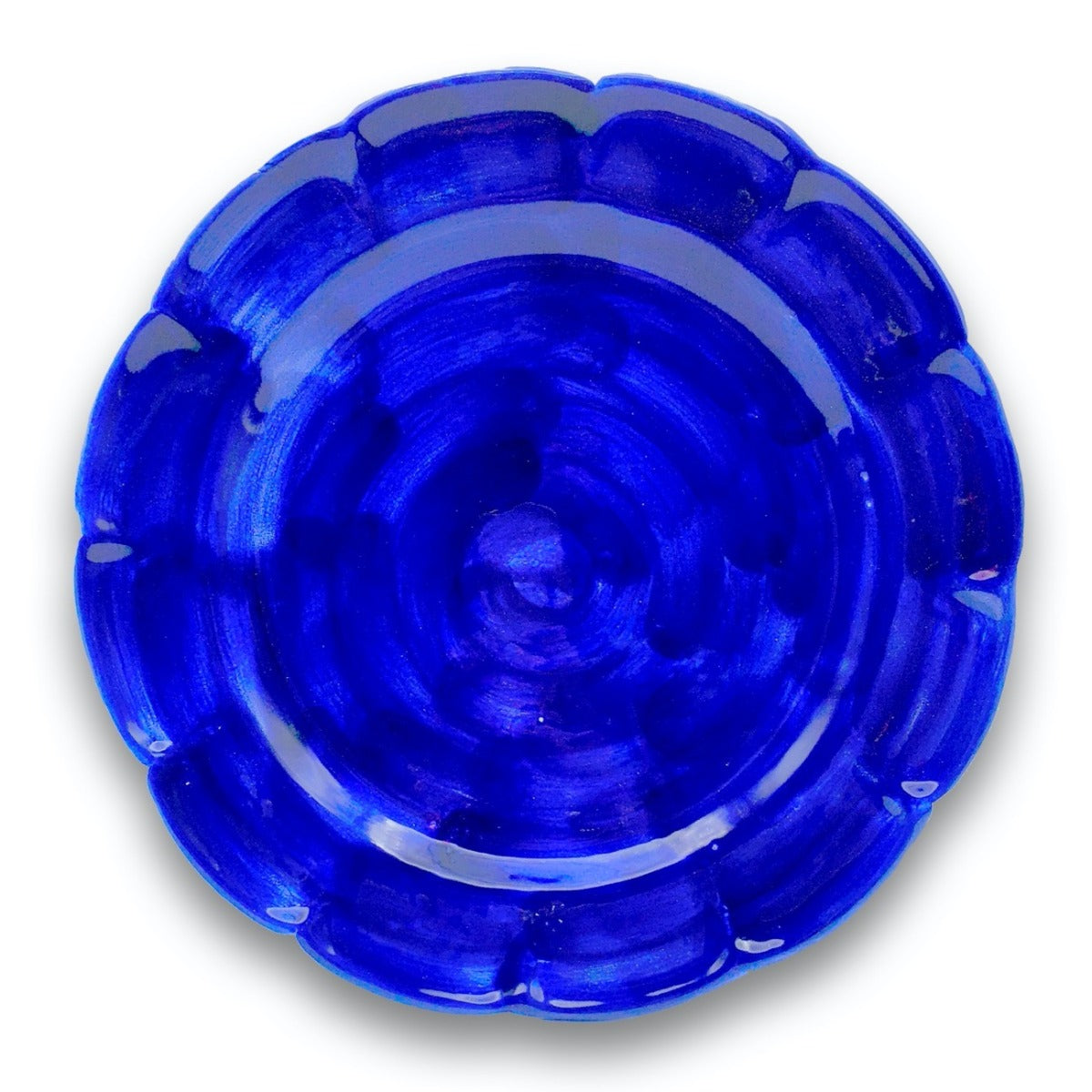 Piatto in ceramica di Vietri Monocolore